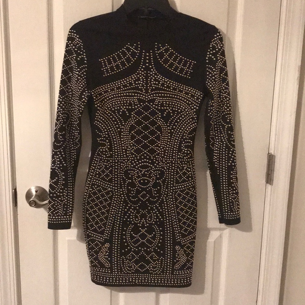 Black Studded Dress